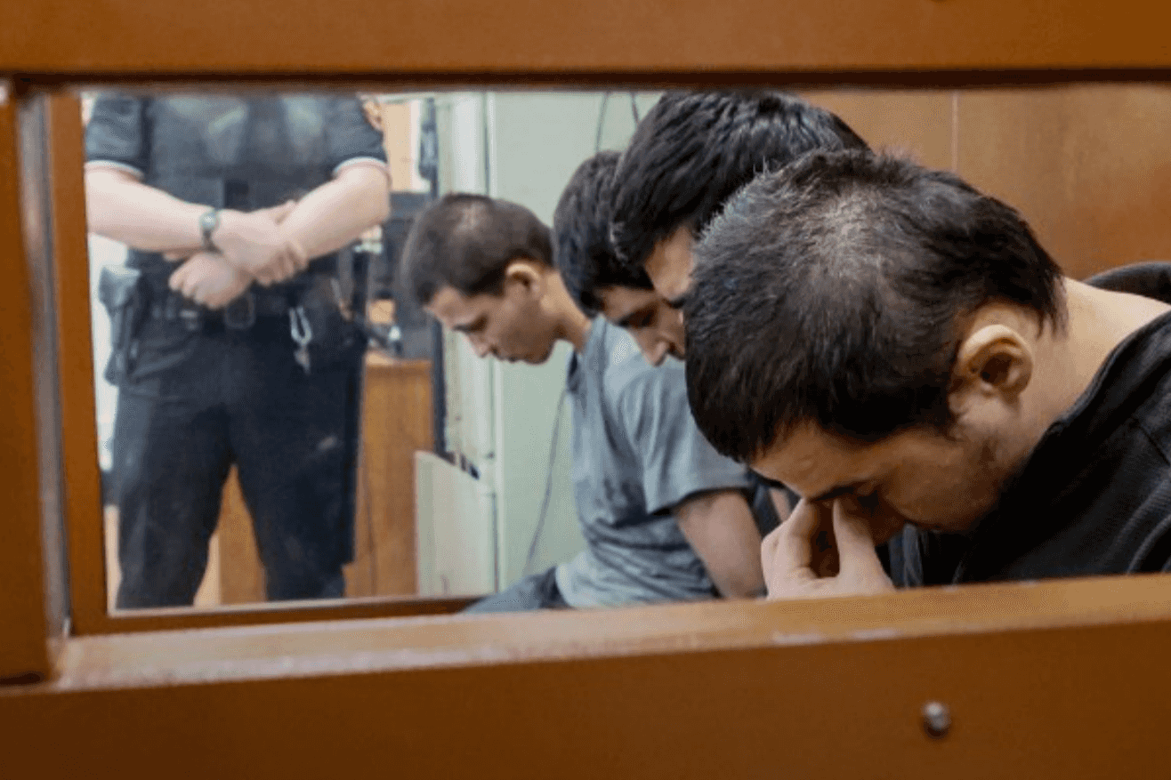 The trial of those accused of aiding terrorists. Photo: social media,