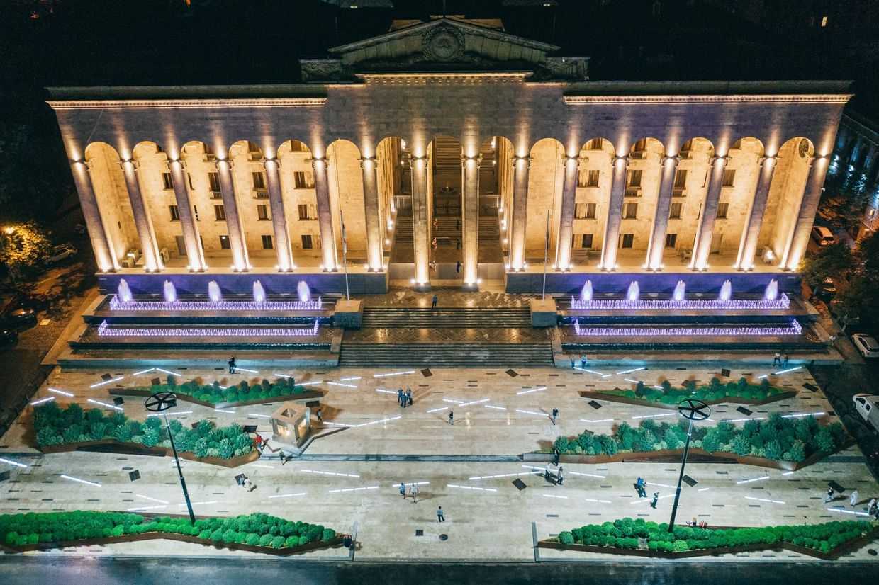 The Georgian Parliament building. Official photo.