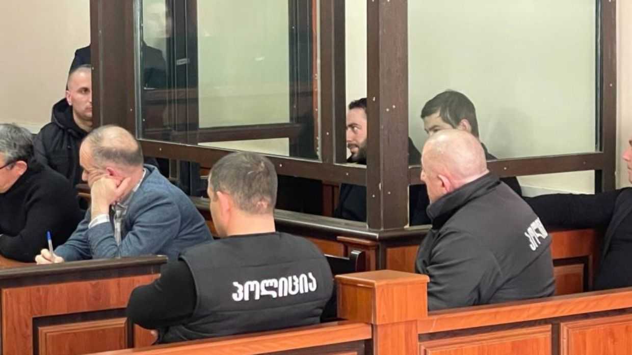 The trial at the Zugdidi District Court. Photo: Mtavari Arkhi