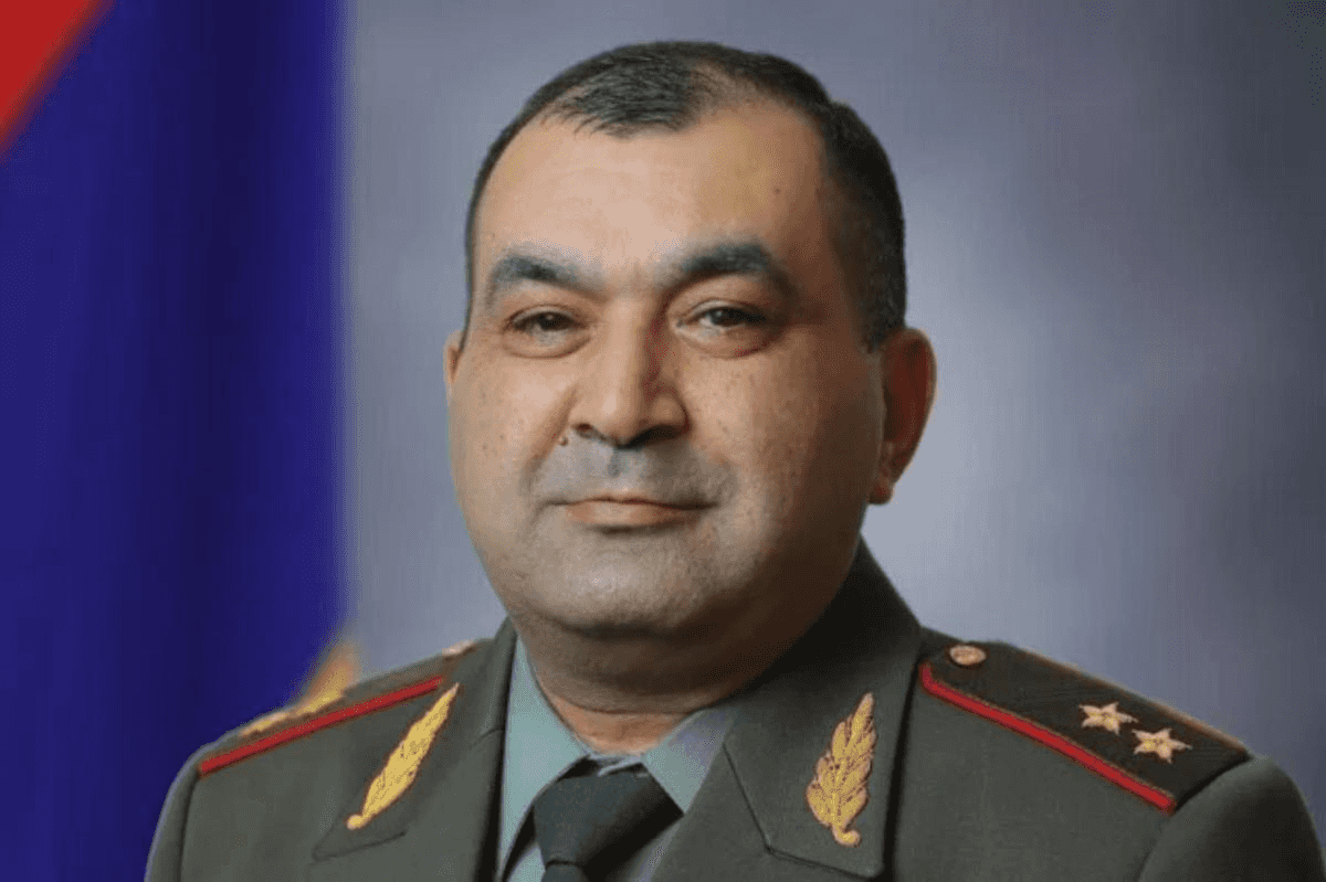 Tiran Khachatryan, the former Deputy Chief of the General Staff of the Armenian Armed Forces. Photo: Civilnet.