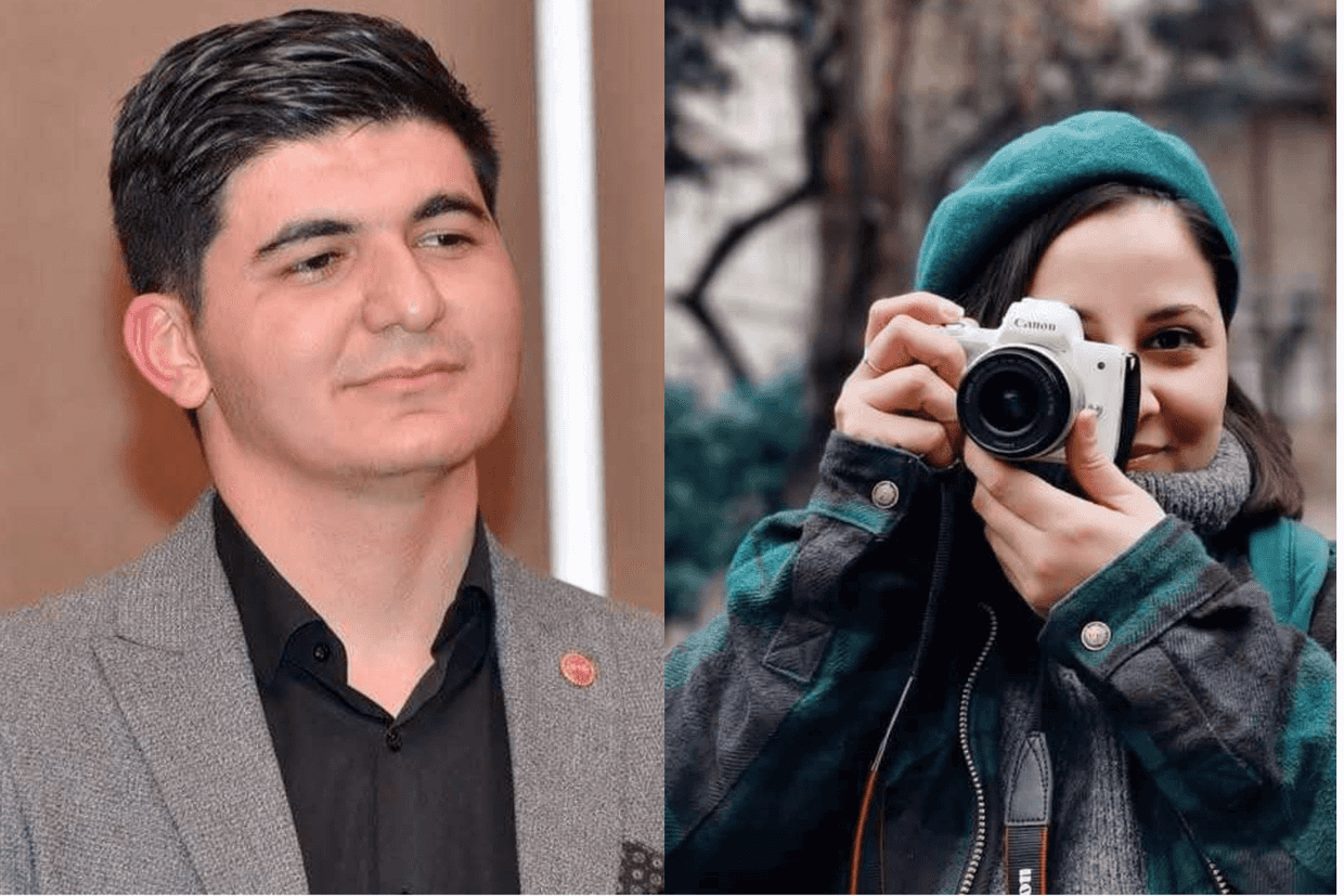 Ahmad Mammadli and Ulviyya Ali. Photo via social media.
