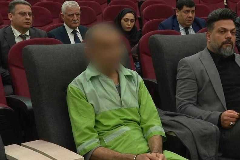 The embassy attacker in court. Photo: Mizan.