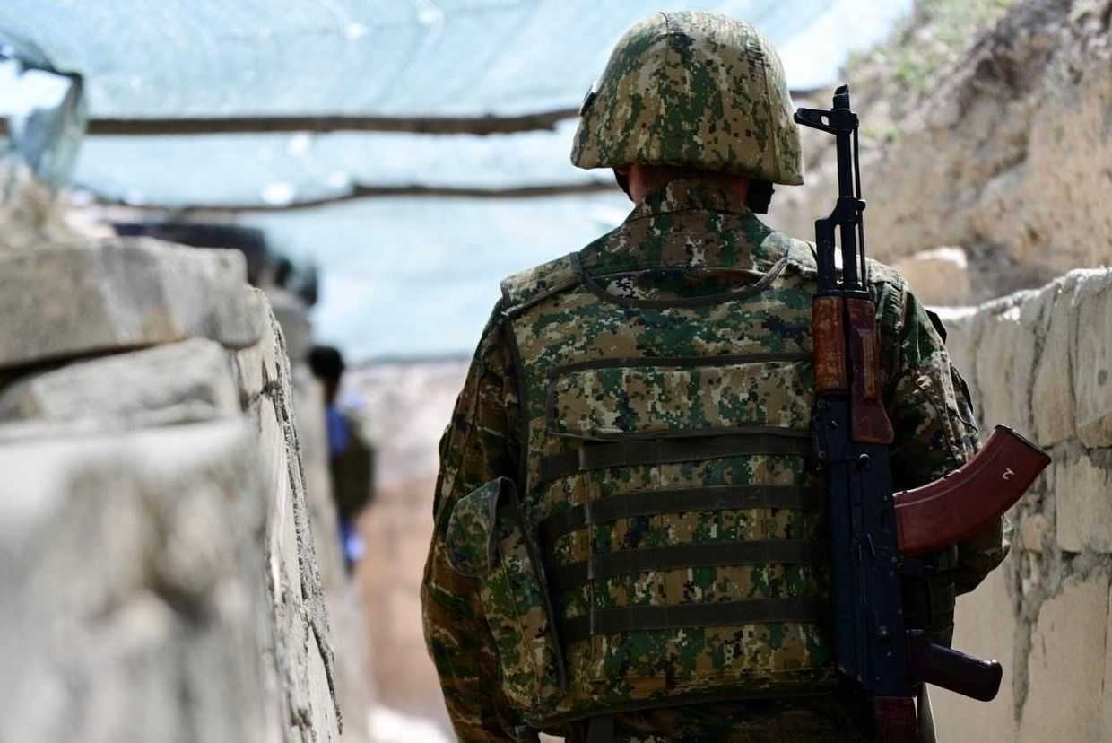 An Armenian soldier. Photo: Armenpress.