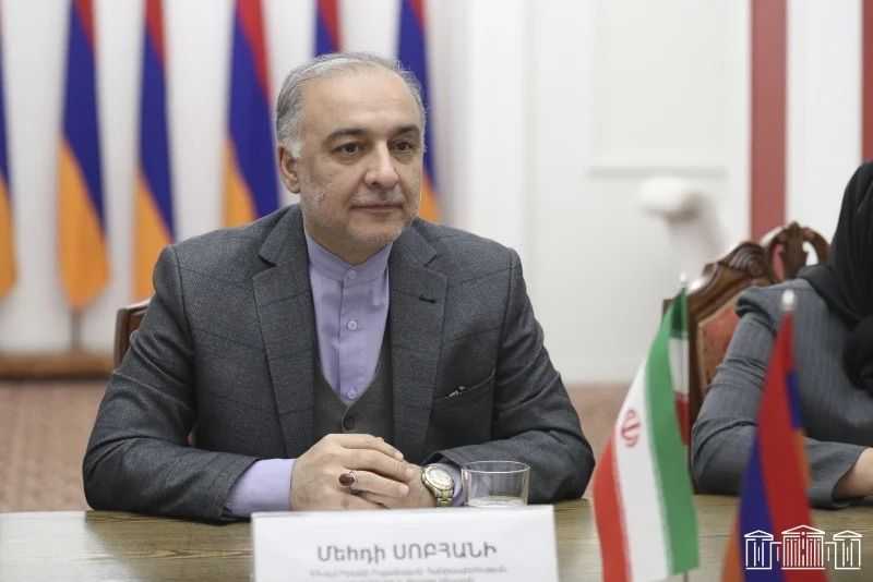 Iranian Ambassador to Armenia Mehdi Sobhani. Photo: Aravot.