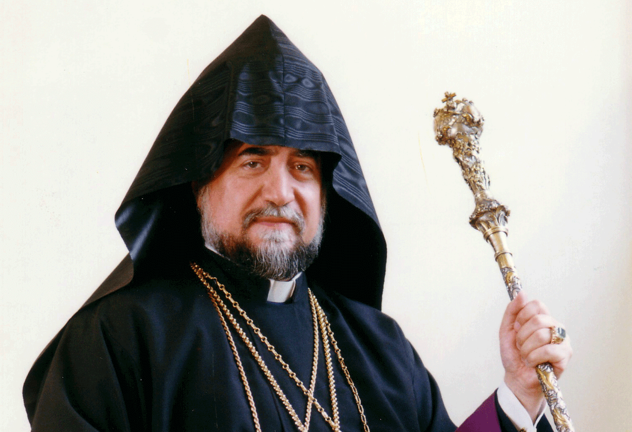 Aram I, the Catholicos of Cilicia. Official photo.