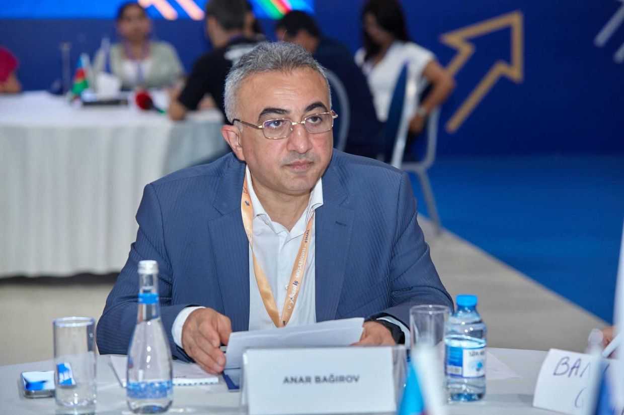 Anar Baghirov, chair of the Azerbaijan Bar Association. Photo taken from social media.