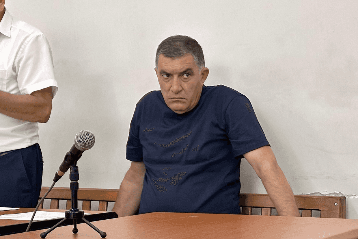 Aram Navasardyan during a court hearing. Photo: Hetq.