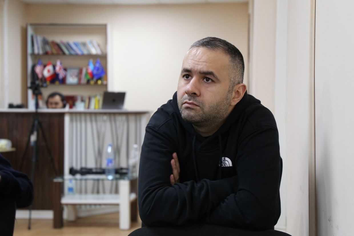 Ulvi Hasanli, an imprisoned director of Abzas Media. Photo: Abzas Media.