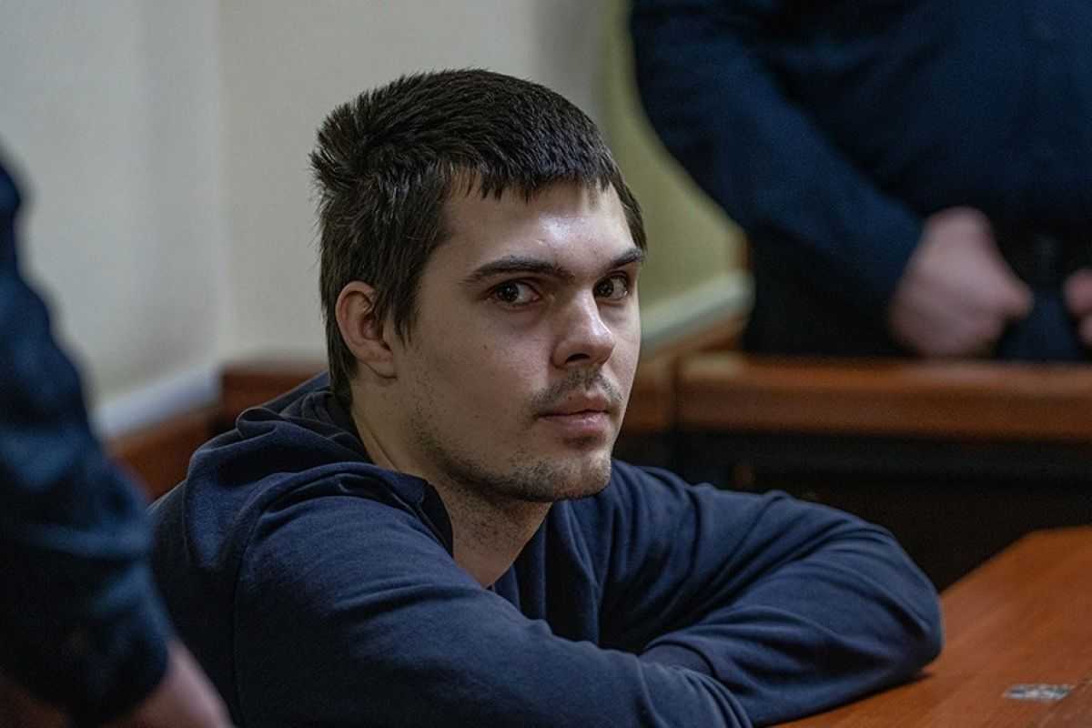 Russian activist Anton Chechin in court. Photo: Sakartvelosambebi.