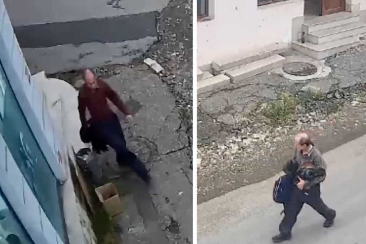 Karen Avanesyan, the Nagorno-Karabakh Armenian who was arrested for allegedly planning an ‘armed provocation’. Screengrab from APA video.