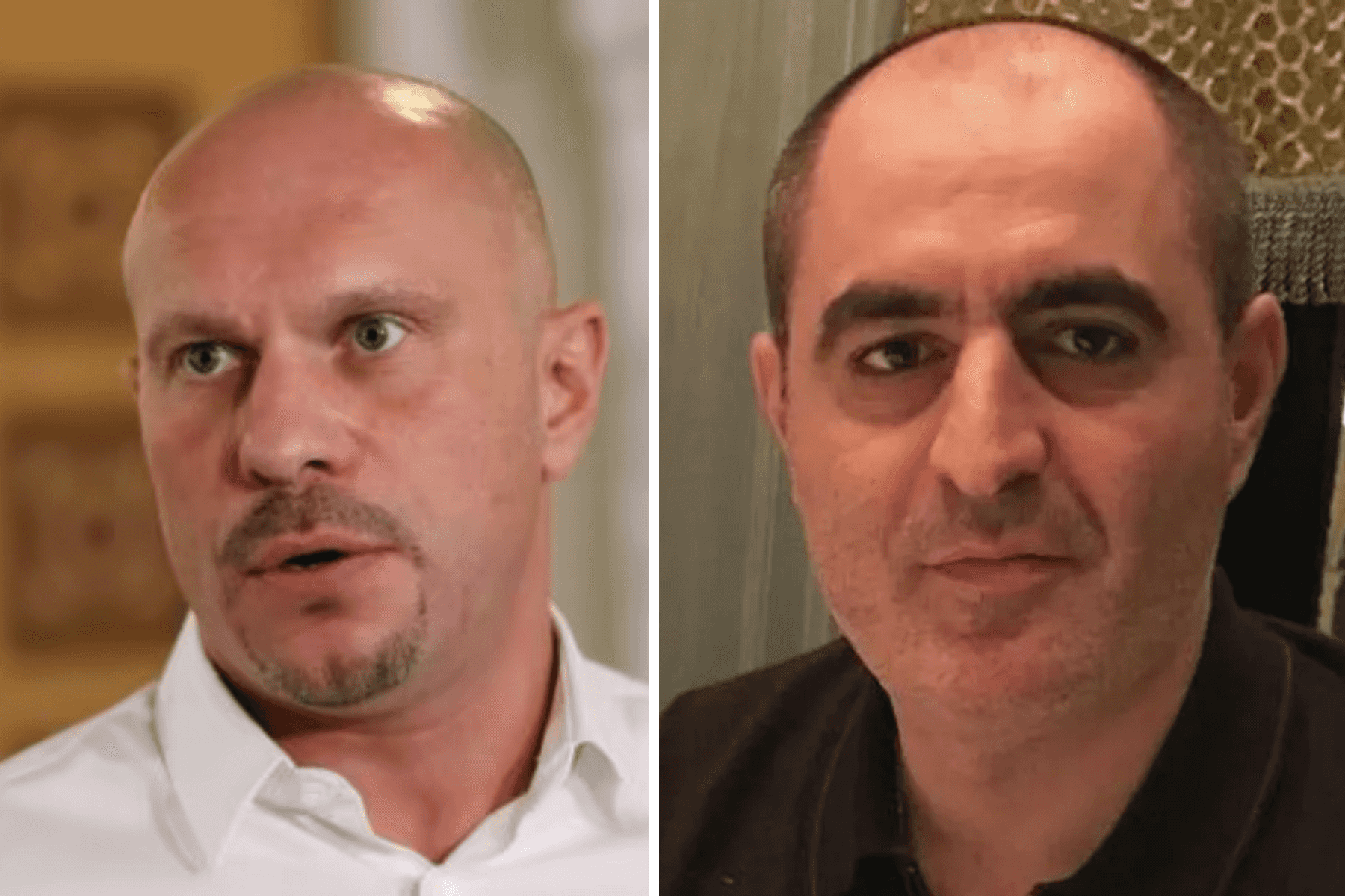 Former Ukrainian MP Illia Kyva, who was assassinated outside of Moscow in 2023 (left) and Armenian-Ukrainian businessperson Arayik Amirkhanyan (right), who has been charged with his murder. Official photo/social media.