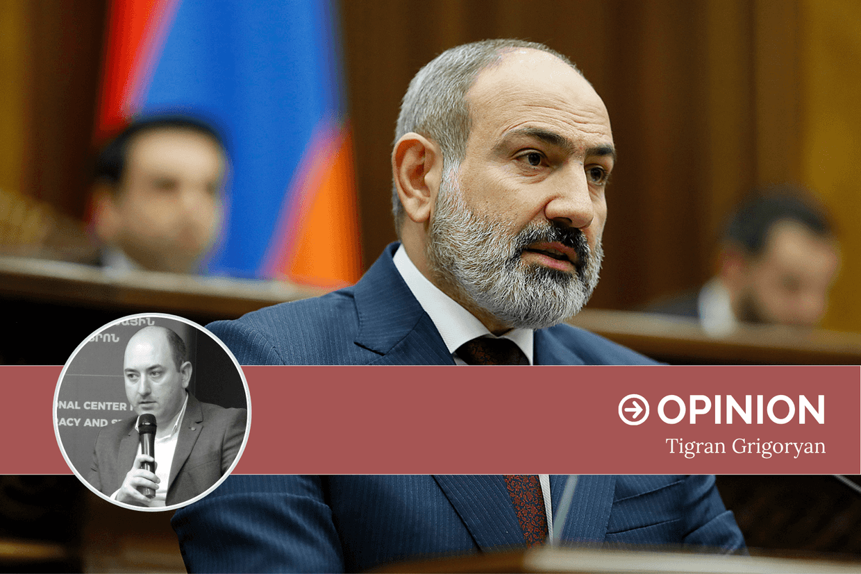 Armenian Prime Minister Nikol Pashinyan. Official photo.