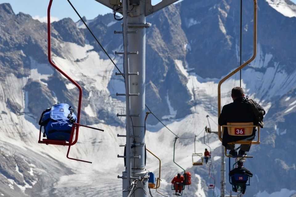 The chairlift on Mount Elbrus. Photo: TASS.