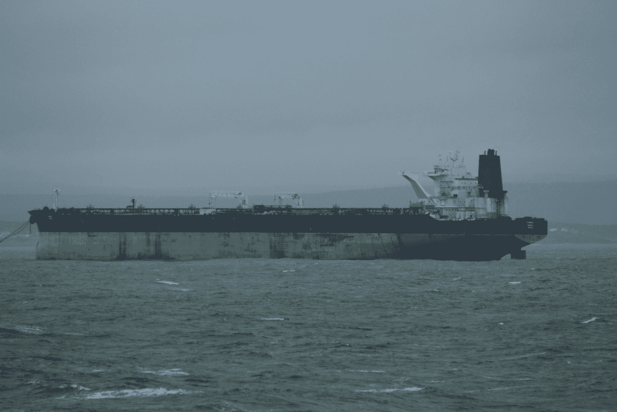 The Marinera at anchor off the Scottish coast. Photo: Callum Best/OC Media.