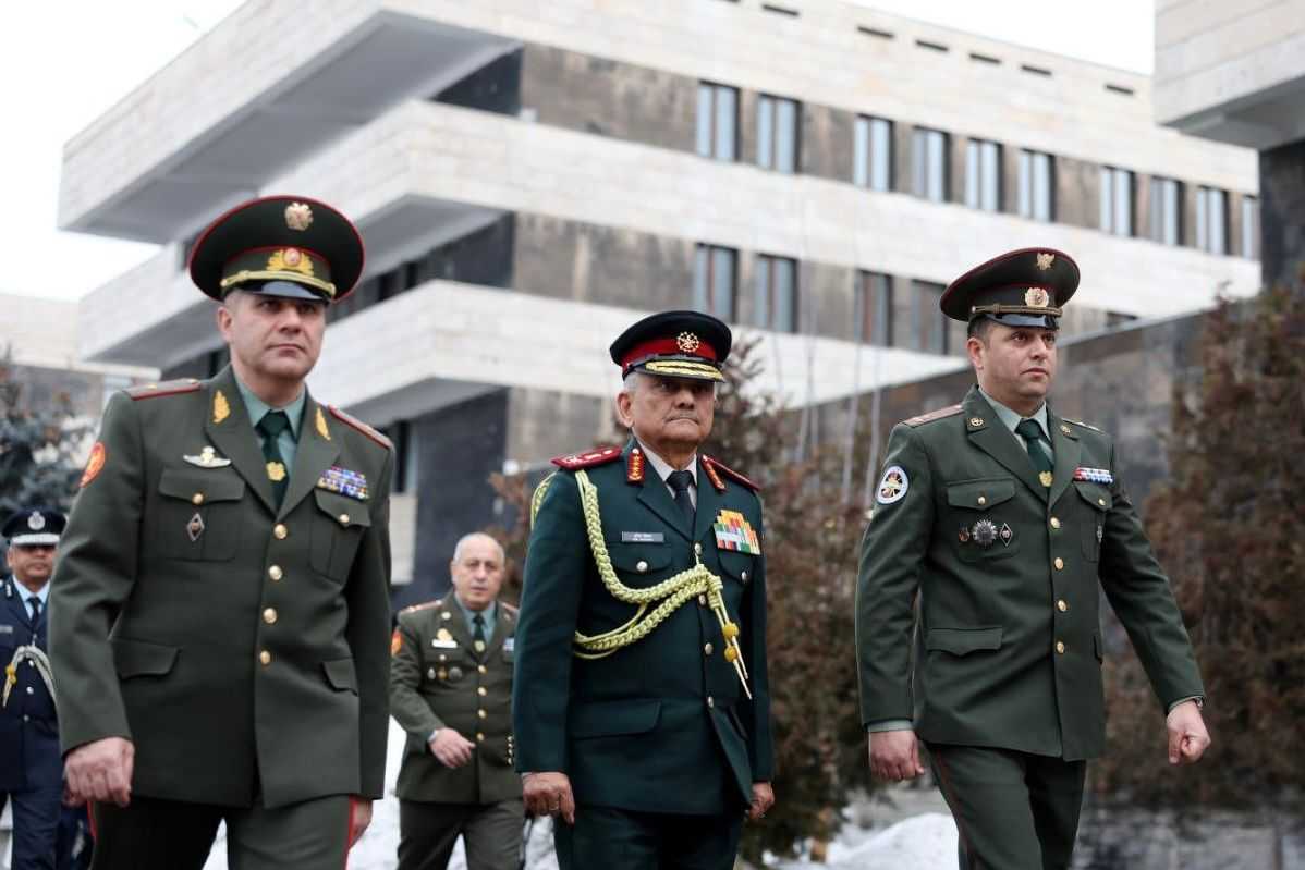 India’s Chief of Defence Staff Anil Chauhan during his visit to Armenia. Official photo.