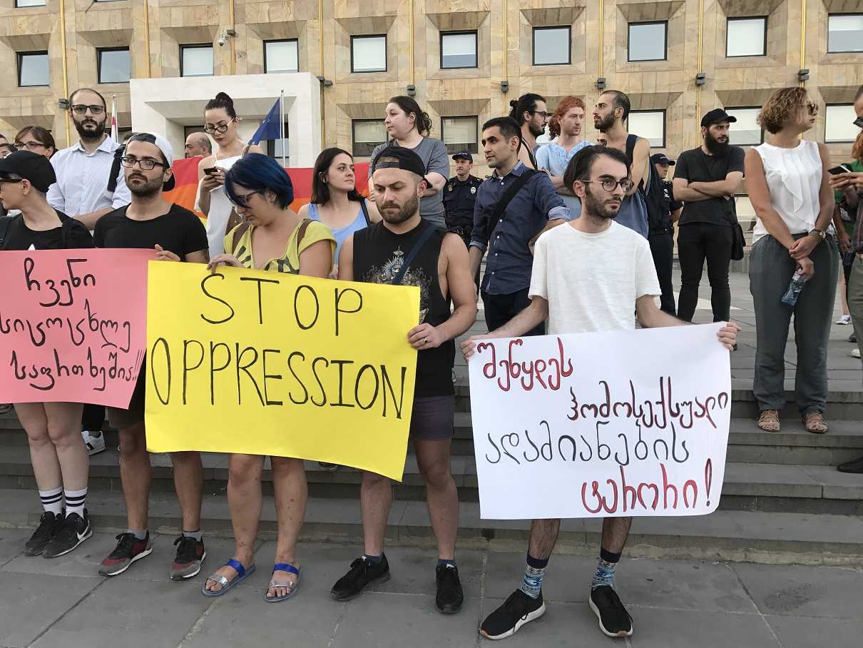 Queer rights activists ‘abused by police’ in Georgia