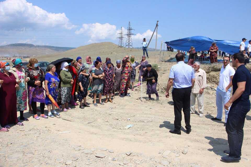 Protests over landfill in Derbent District of Daghestan