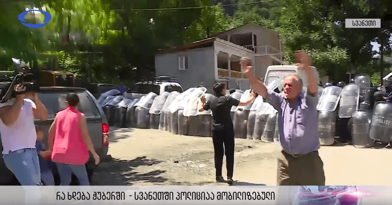 Riot police deployed to Svaneti in ‘illegal logging’ crackdown