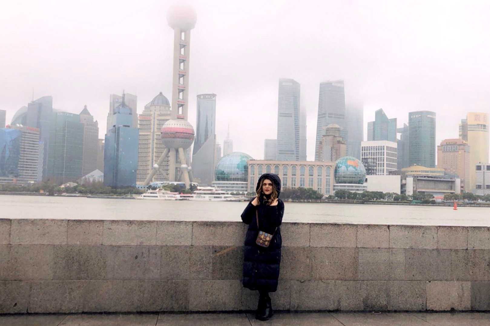 Emma Petrosyan in Shanghai.