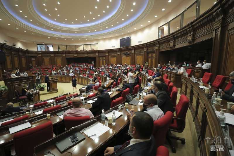 Armenia's parliament votes on new members of Constitutional Court. Official photo. 