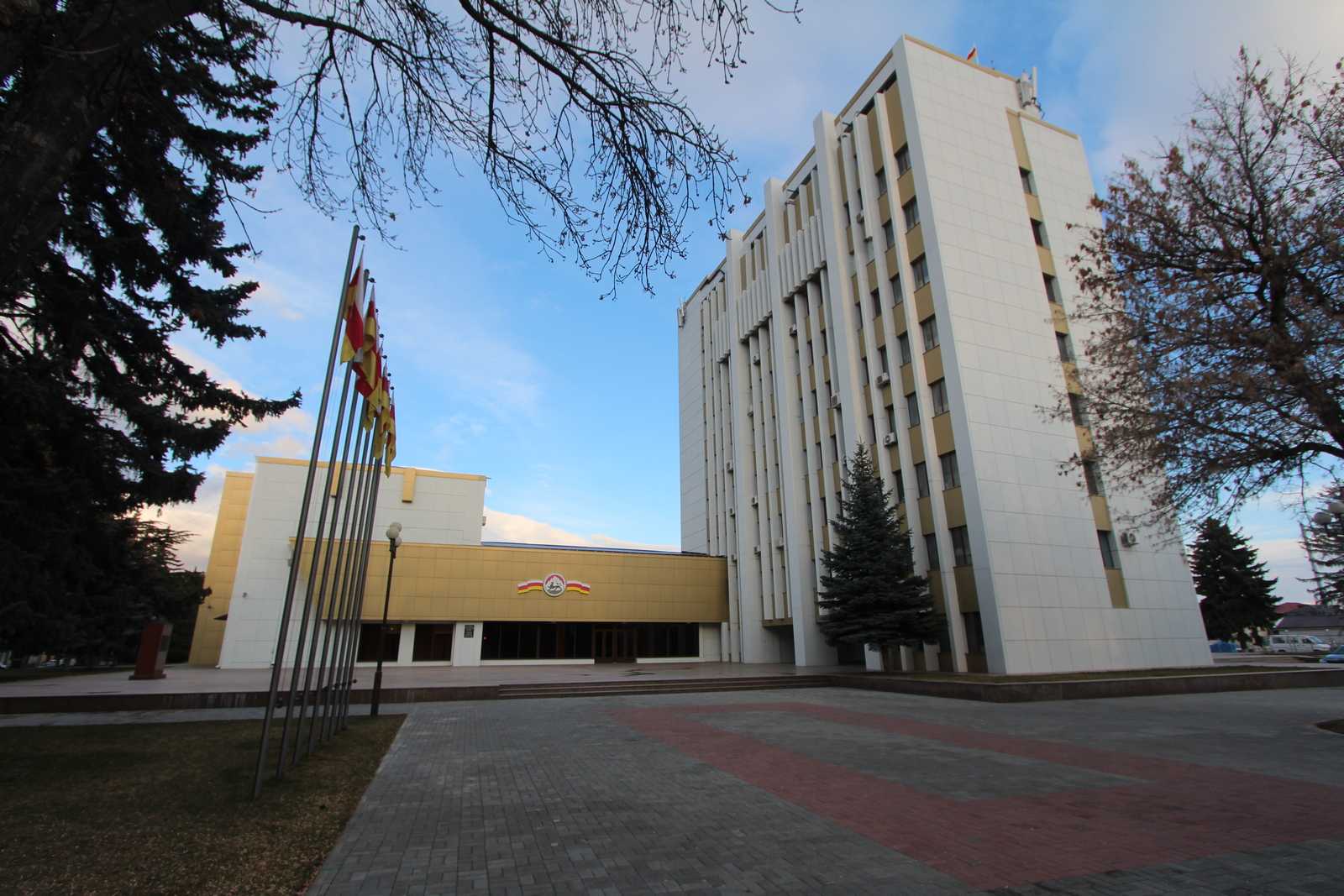 The South Ossetian Government building. Photo: Zarina Sanakoeva/OC Media.