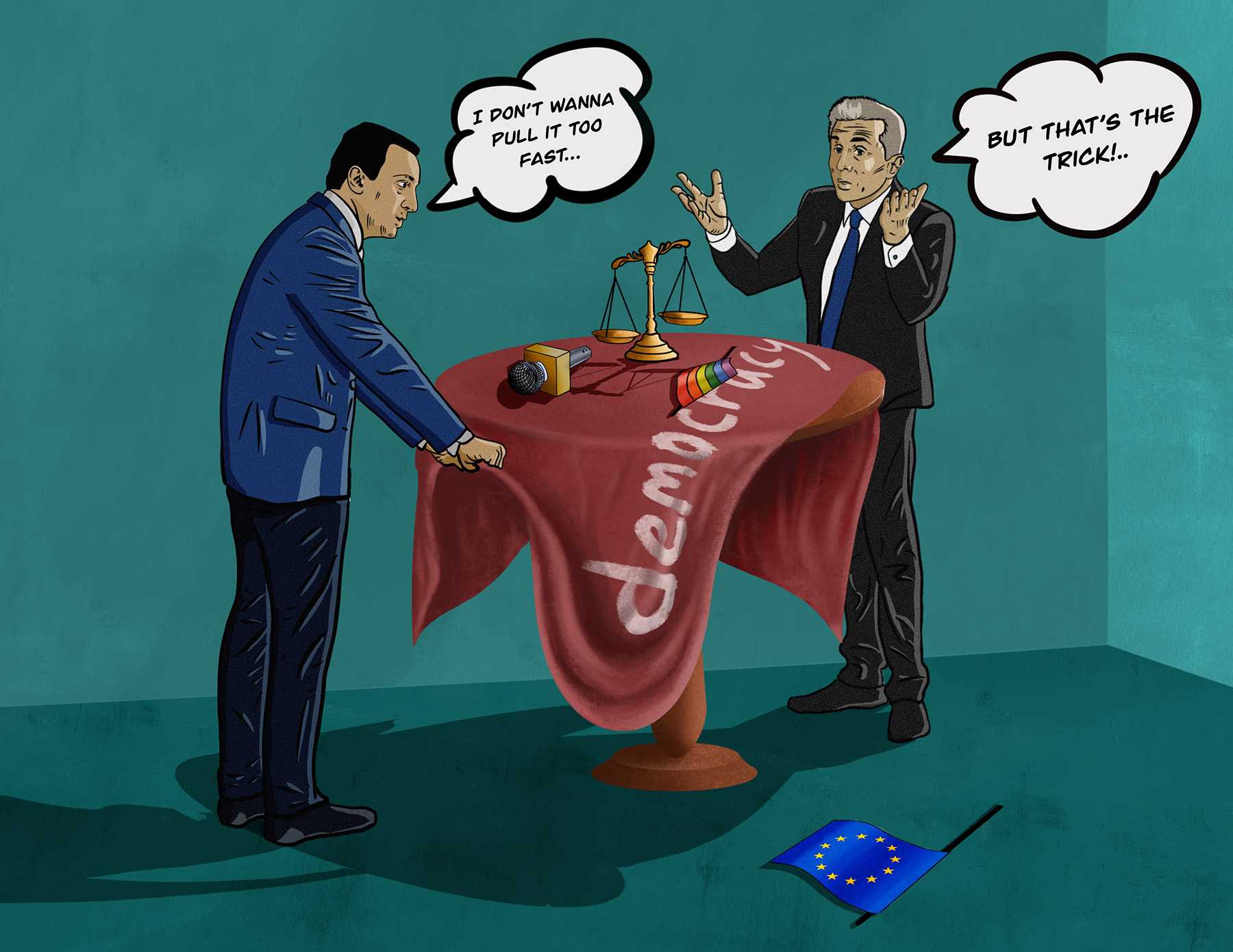 Illustration: Dato Parulava/OC Media.