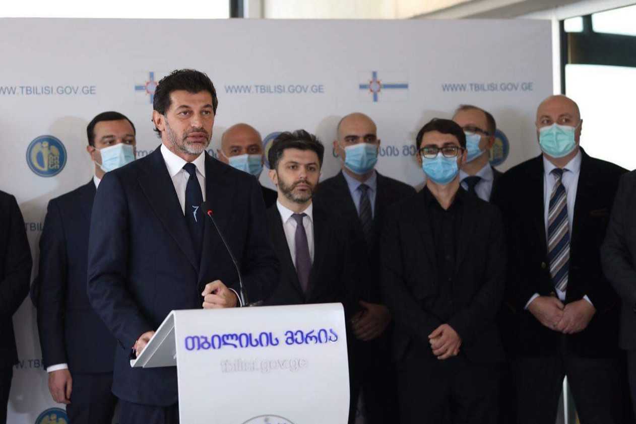 Kakha Kaladze presenting his nominees on 30 November. Official photo.