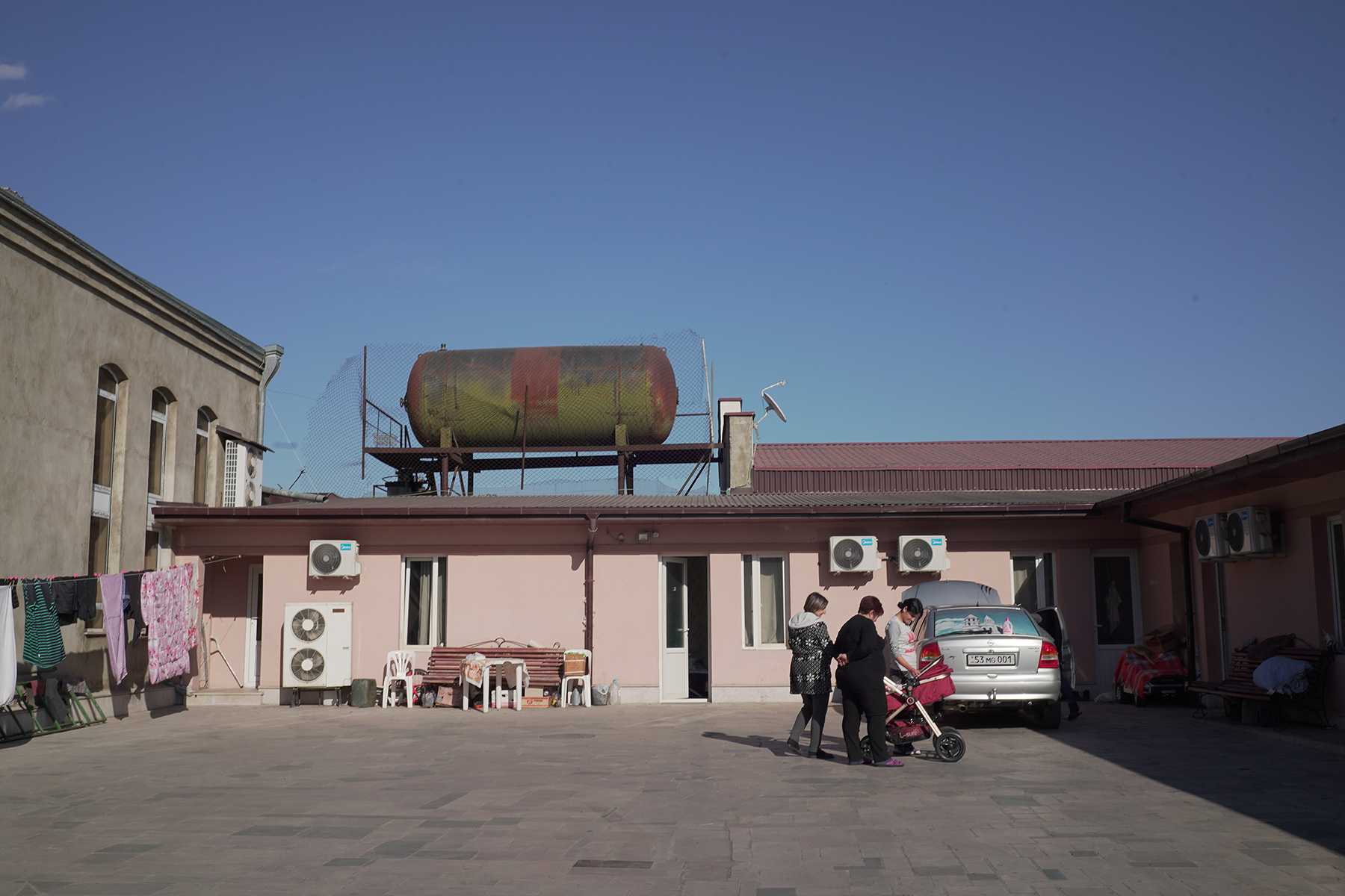 The courtyard of the Ed-Em hotel. Photo: Ani Avetisyan/OC Media.