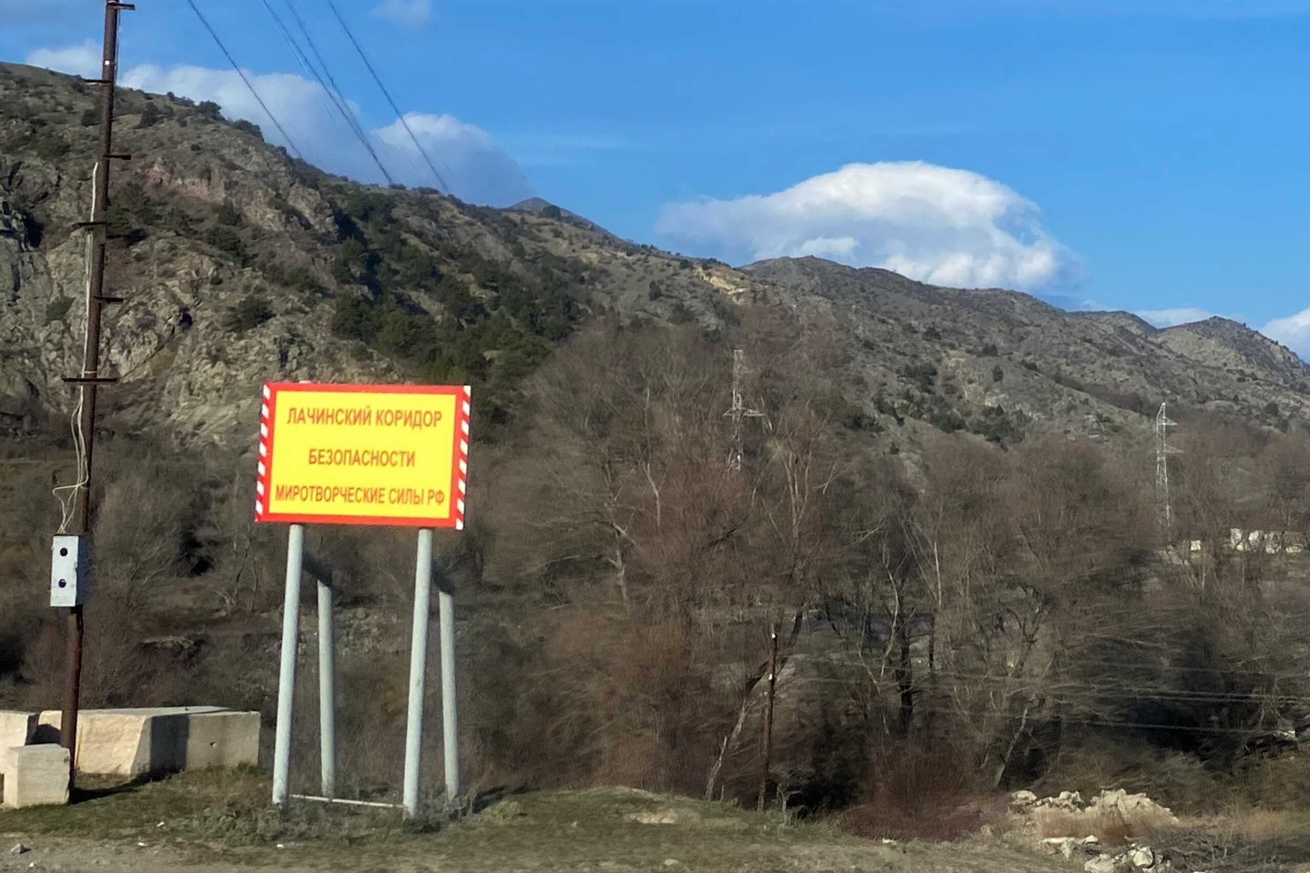 The Lachin corridor. Photo: Ani Avetsiyan/OC Media.