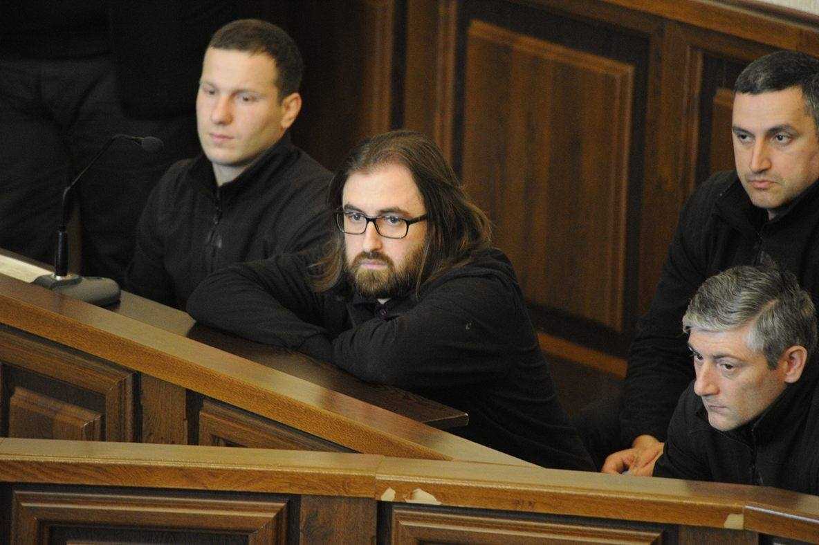 Giorgi Mamaladze in court in Georgia. Photo: Georgian Public Broadcaster.