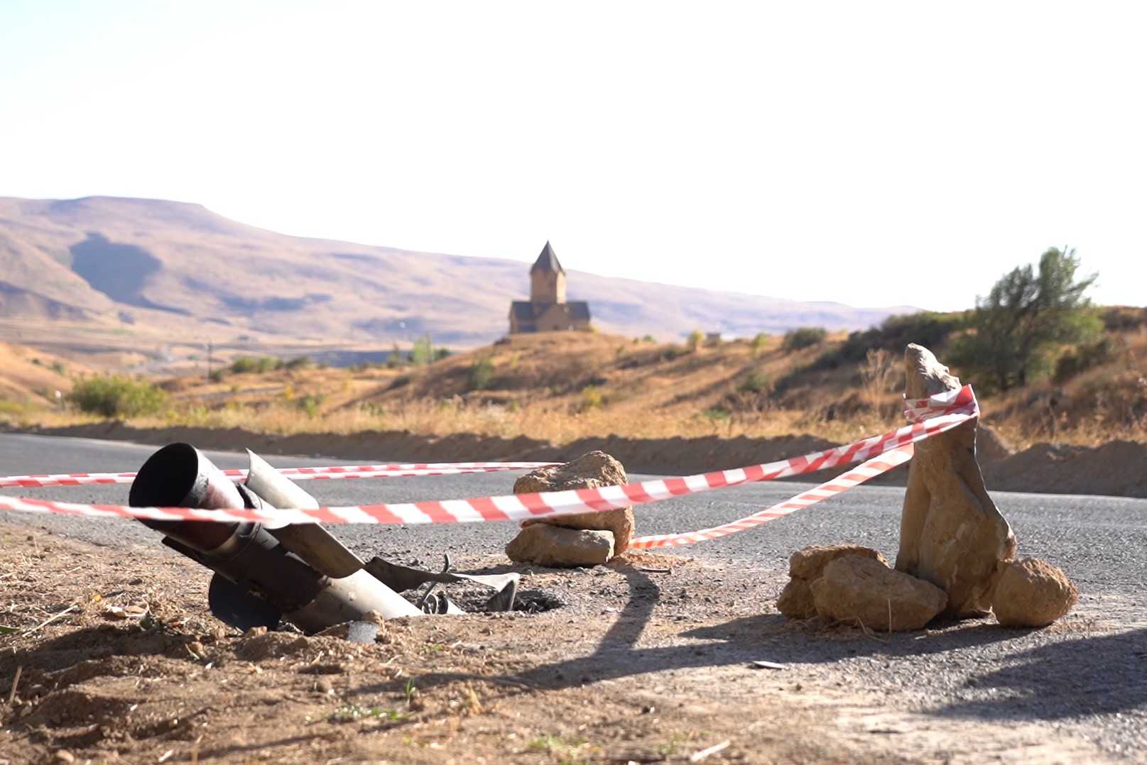 Remains of Azerbaijani shelling in Jermuk, Armenia. Armine Avetisyan/OC Media.