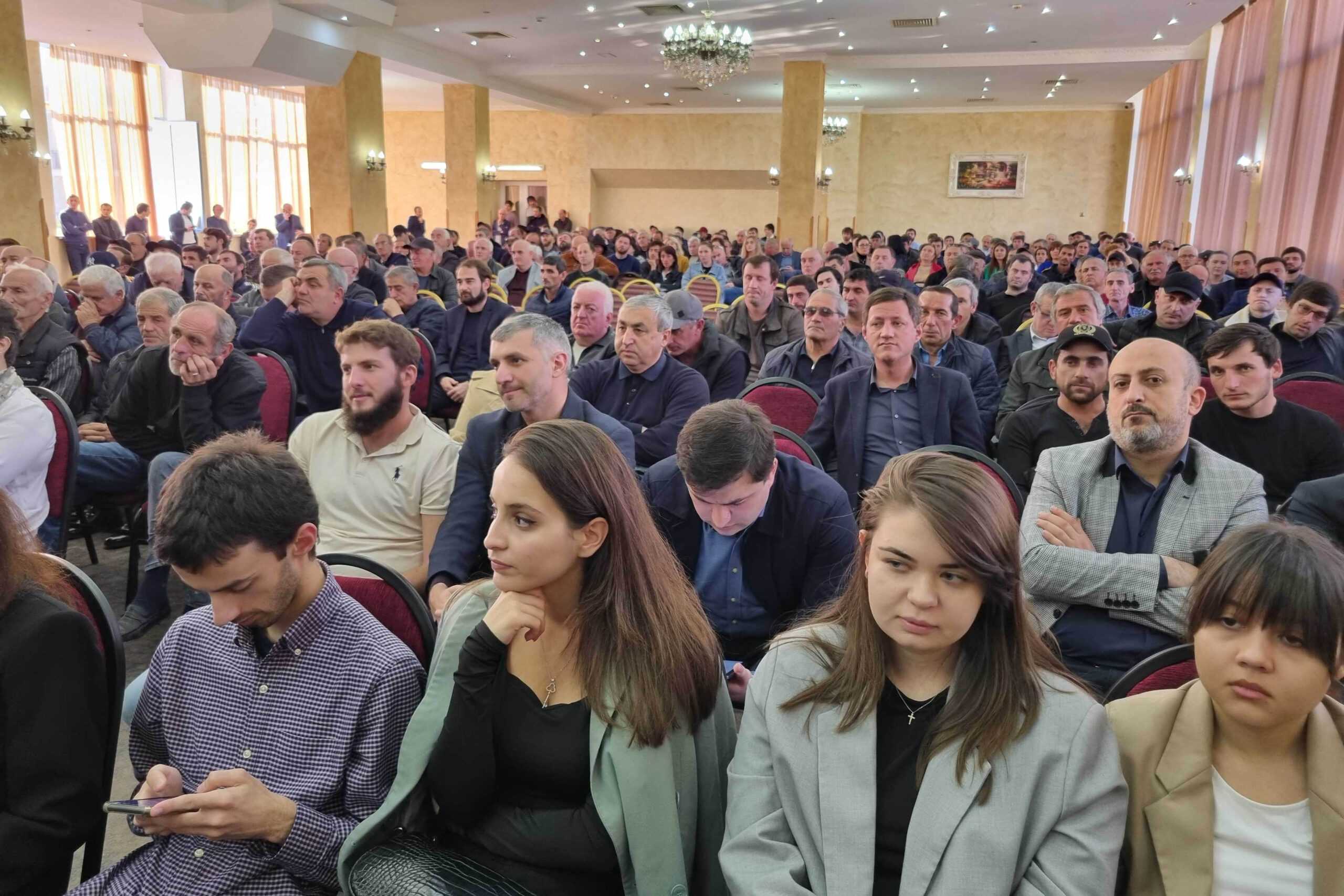 Attendees at the Assembly of Socio-political Forces. Photo: OC Media