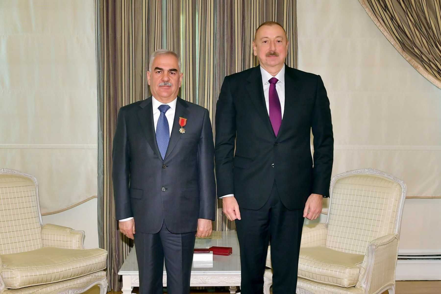 Former Head of Nakhchivan Vasif Talibov and President of Azerbaijan Ilham Aliyev in 2020. Photo: President.az