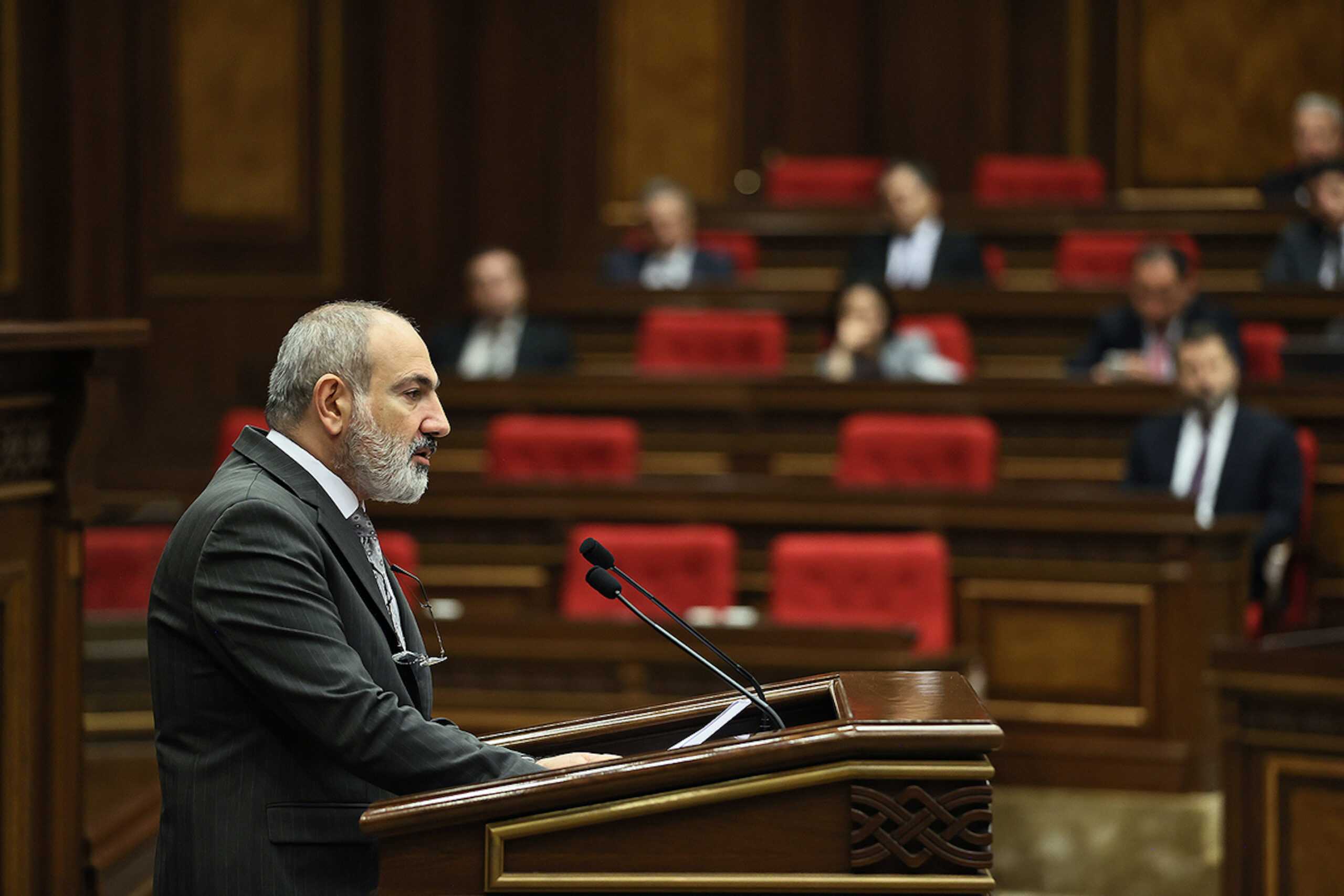 PM Nikol Pashinyan at the Parliament. Photo: primeminister.am