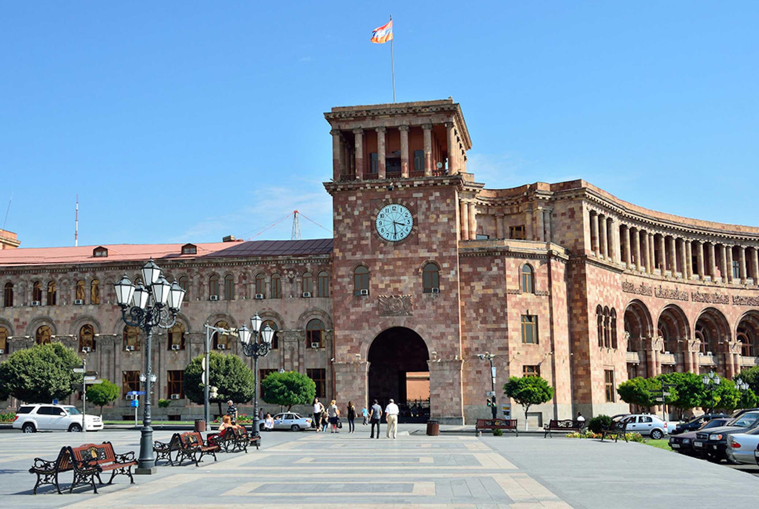 Armenian Government building. Image vis Factor.am