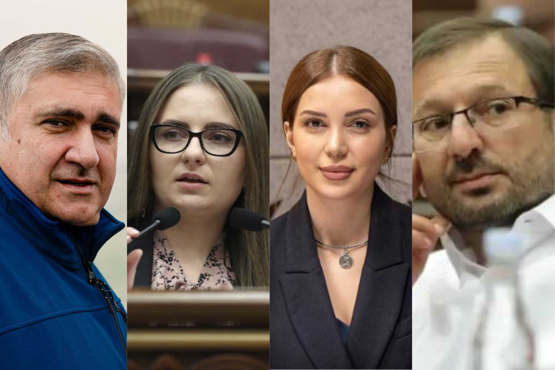 MPs from the Armenia Alliance who filed the lawsuit. Image from social media.