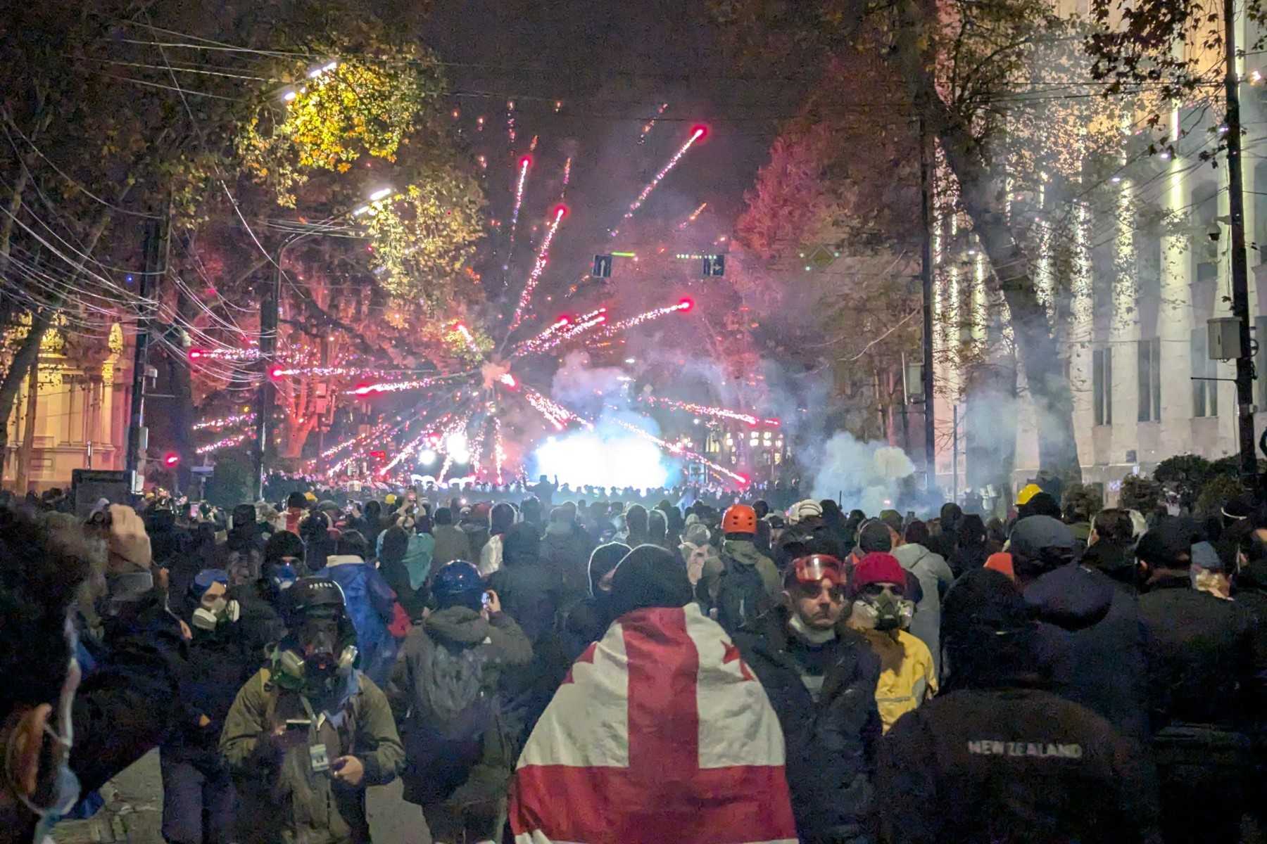 The protest in Tbilisi. Photo: Salome Khvedelidze/OC Media