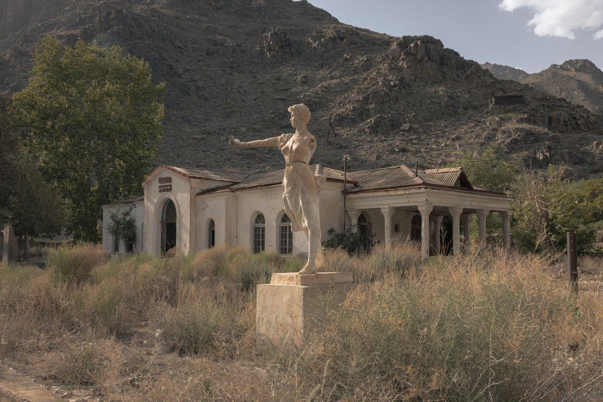 The former Meghri railway station, located in the village of Araksashen, stands as a silent testament to a bygone era. Operational until April 1992, this station once served as a vital link in the Yerevan–Baku railway, connecting Armenia to Azerbaijan and facilitating transit between Moscow and Tehran. Photo: Anthony Pizzoferrato/OC Media.