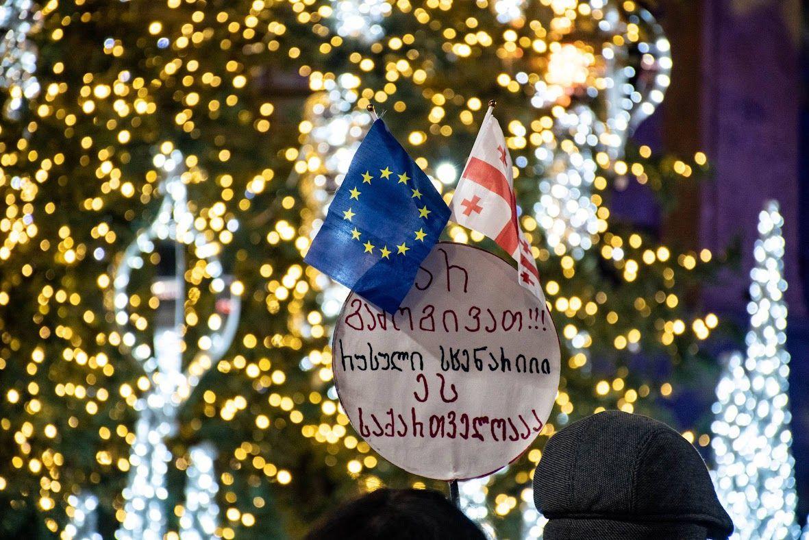 Georgia live updates | Day 20 of mass protests against government’s EU U-turn