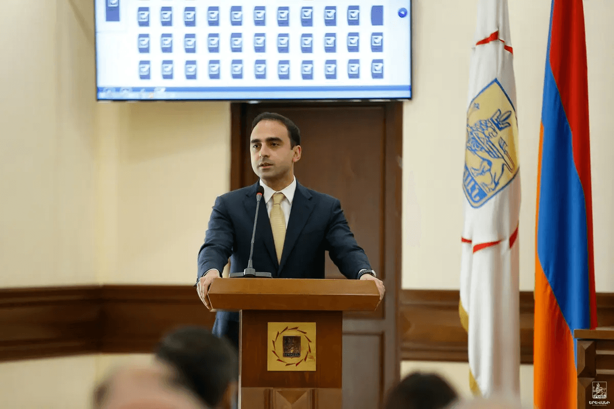 Yerevan Mayor Tigran Avinyan. Official image.&nbsp;