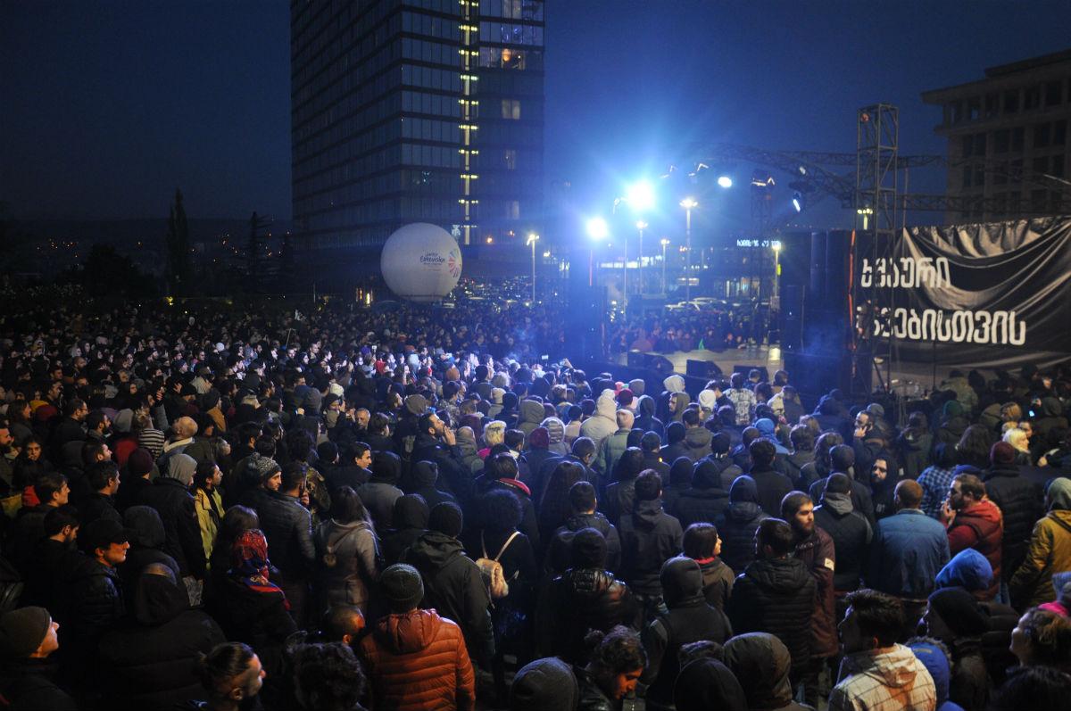 Hundreds demonstrate for drug decriminalisation in Georgia