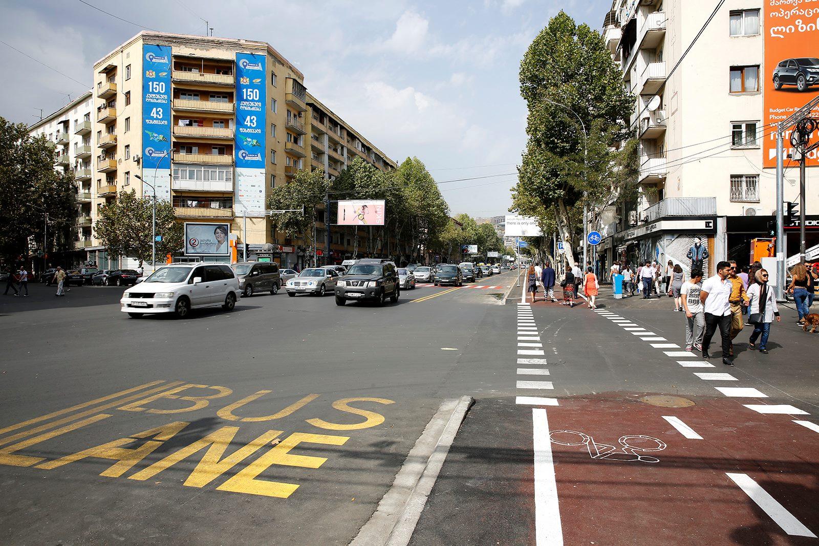 Renovated Pekini Street (Tbilisi City Hall photo)