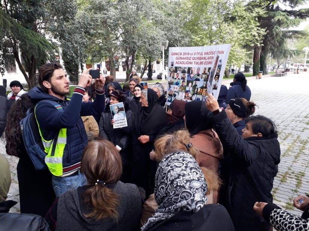 Protest in Azerbaijan’s Ganja against prosecutions over 2018 unrest