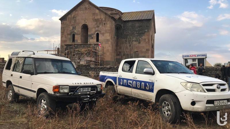 Remains to be moved after clashes over Armenian cross-stone in southern Georgian churchyard