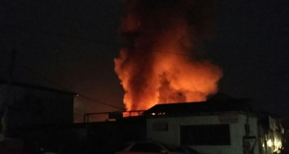 Fire in Daghestan market destroys 60 stalls