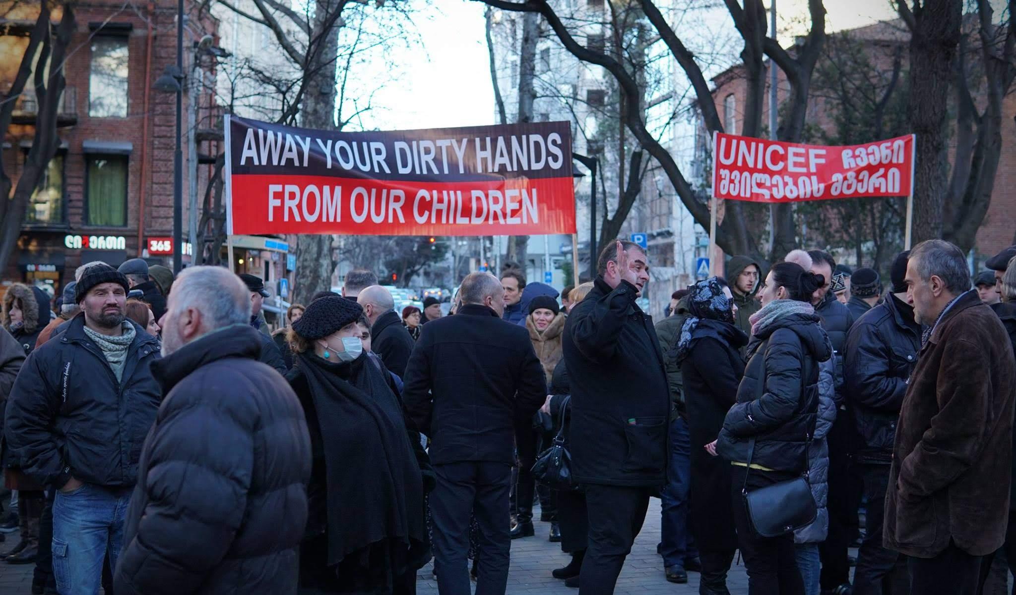 Ultra-conservatives in Georgia protest UNICEF-supported Children’s Rights Code