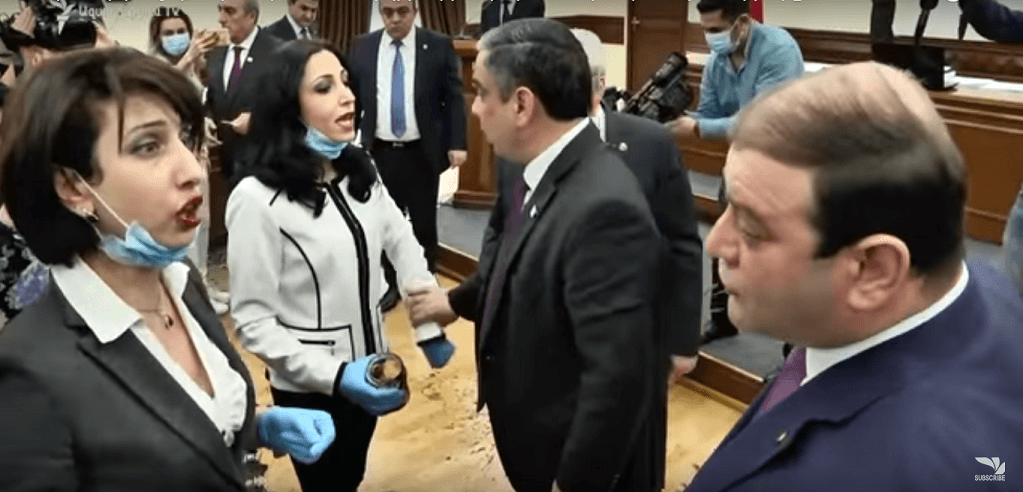 Yerevan City Council brawl sparks rally against misogyny