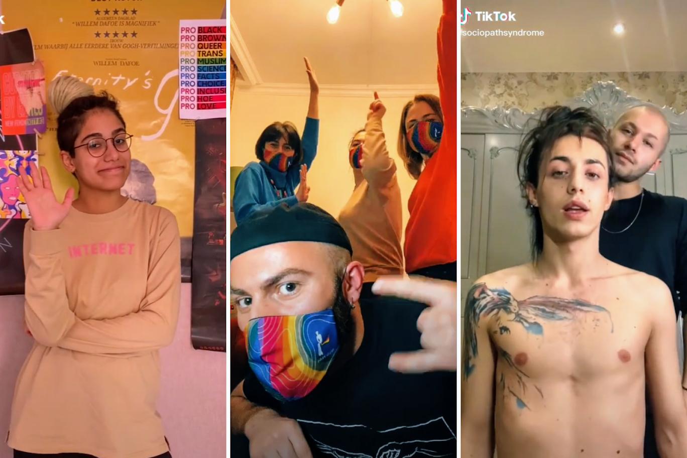 TikTok videos by @grlzwave, @zurueckbleiben_bitte, and @sociopathsyndrome.