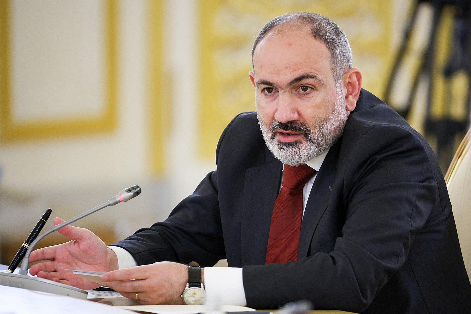 Niklol Pashinyan at the 2022 CSTO summit. Official photo.