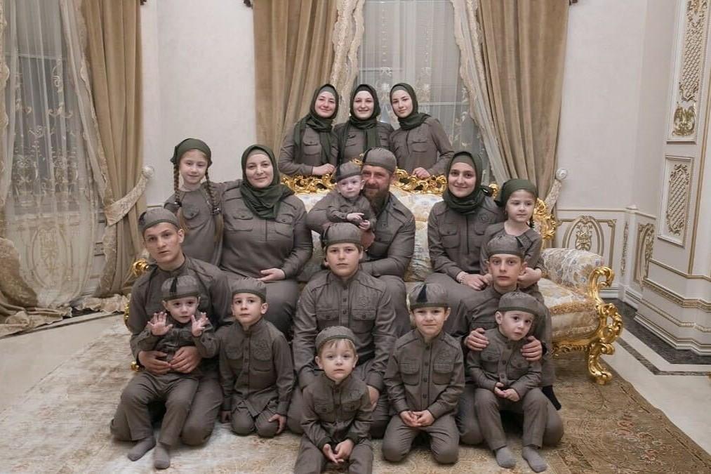 Ramzan Kadyrov and family. Source: Ramzan Kadyrov/Telegram